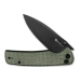 Couteau pliant Sencut Sachse S210072 manche en micarta vert foncé 11cm
