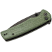 Couteau pliant Sencut Sachse S210072 manche en micarta vert foncé 11cm
