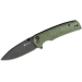 Couteau pliant Sencut Sachse S210072 manche en micarta vert foncé 11cm
