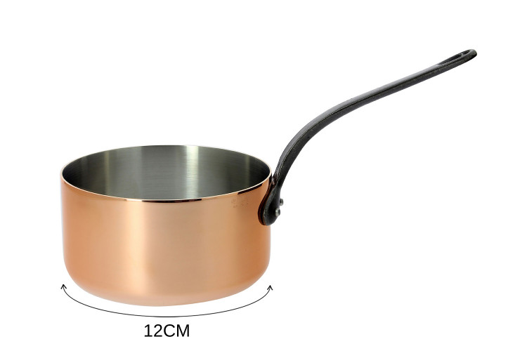 Casserole en cuivre De Buyer Inocuivre poign&eacute;e en fonte d'acier