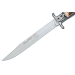 Couteau pliant Fox Special Hunter 648 manche cerf véritable 11cm + étui en cuir