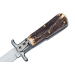 Couteau pliant Fox Special Hunter 648 manche cerf véritable 11cm + étui en cuir