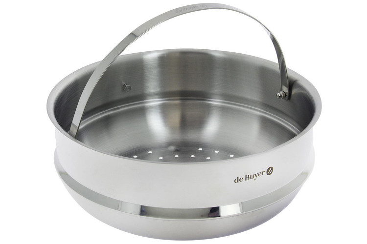 Panier cuit-vapeur 24cm De Buyer en acier inoxydable