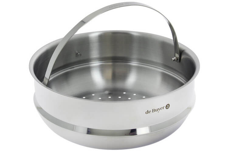 Panier cuit-vapeur 24cm De Buyer en acier inoxydable