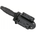Couteau de botte Fox Tekno Military 2 647.11 lame dentée 10cm manche polypropylène/caoutchouc + étui