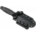 Couteau de botte Fox Tekno Military 2 647.11 lame dentée 10cm manche polypropylène/caoutchouc + étui