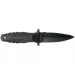 Couteau de botte Fox Tekno Military 2 647.11 lame dentée 10cm manche polypropylène/caoutchouc + étui