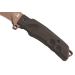 Machette Kukri Fox Military Extreme Tactical Bronze FX.9CM04BT 37cm manche Forprene vert + étui