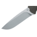 Couteau Fox Core Kaki FX.605OD lame 11cm manche polypropylène/caoutchouc + étui en nylon