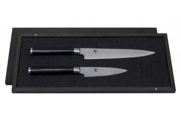 Coffret 2 couteaux japonais Kai Shun Office 10cm et cuisine 15cm