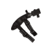 Machette Kukri Fox Military Extreme Tactical FX.9CM05T Noir 37cm manche Forprene + étui en nylon
