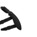 Machette Kukri Fox Military Extreme Tactical FX.9CM05T Noir 37cm manche Forprene + étui en nylon