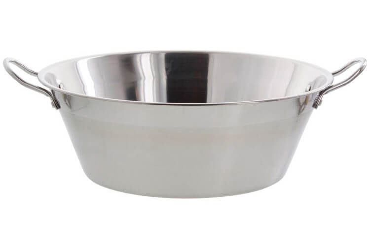 Bassine à confiture Baumalu en acier inoxydable 38cm