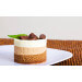 Set de 4 cercles à pâtisserie 10cm LARES tout inox + poussoir