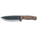 Couteau Fox Military Bushman FX.609OD lame 16cm manche micarta + étui en cuir