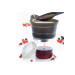 Entonnoir filtrant Mastrad pliable noir en silicone