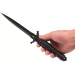 Couteau Fox Military Bellum 21711 lame 17,5cm manche G10 noir + étui
