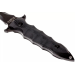 Couteau Fox Military Modras FX.507 lame 17,5cm manche G10 noir + étui en cuir