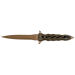 Couteau Fox Military Modras FX.508 lame 17,5cm manche G10 marron/noir + étui en cuir