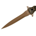 Couteau Fox Military Modras FX.508 lame 17,5cm manche G10 marron/noir + étui en cuir
