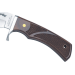 Couteau Black Fox 21606 lame guthook 11cm manche en pacca piqueté avec étui en cuir