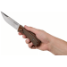 Couteau Black Fox BF.741 lame 11,4cm manche en bois de pakka avec étui 