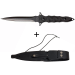 Couteau Fox Military Modras FX.507 lame 17,5cm manche G10 noir + étui en cuir