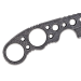 Couteau de cou Black FOX Skelergo BF.734 lame 6,5cm manche en G10 avec un étui en kydex