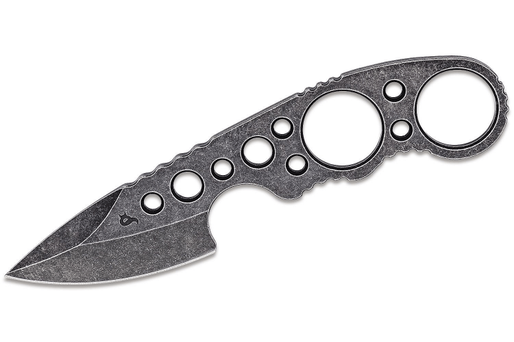 Couteau de cou Black FOX Skelergo BF.734 lame 6,5cm manche en G10 avec un étui en kydex