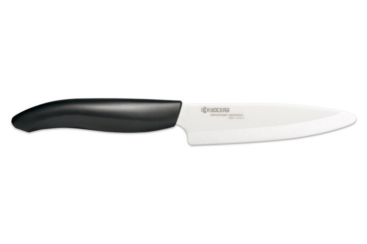 Couteau d'office Kyocera lame c&eacute;ramique 11 cm manche noir