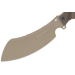 Couteau Fox Military Panabas Bronze FX.509CT lame 17cm manche Forprene + étui en nylon + kit de survie