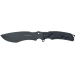 Couteau Fox Military Parus FX.9CM06 lame 17,5cm manche Forprene noir + étui en nylon + kit de survie