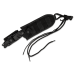 Couteau Fox Military Parus FX.9CM06 lame 17,5cm manche Forprene noir + étui en nylon + kit de survie