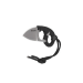 Couteau de cou Black FOX Micro BF.712 tout en acier manche en cordelette nylon avec étui en Kydex