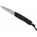 Couteau Black FOX Tarlo BF.713  lame 7,5cm manche ajouré avec corde en nylon noir + étui en kydex