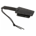 Couteau Black FOX Tarlo BF.713  lame 7,5cm manche ajouré avec corde en nylon noir + étui en kydex