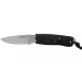 Couteau Black FOX Tarlo BF.713  lame 7,5cm manche ajouré avec corde en nylon noir + étui en kydex