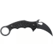 Couteau karambit Fox FX.598 6cm manche G10 noir + étui