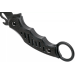 Couteau karambit Fox FX.598 6cm manche G10 noir + étui