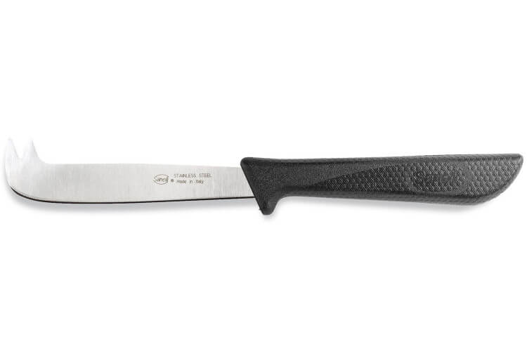 Couteau à fromage Sanelli Skin lame inox 12cm à 2 dents