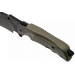 Couteau Fox Military Rimor FX.9CM07OD 17,5cm manche nylon/fibres de verre vert + étui