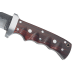 Couteau Herbertz 102913 lame damassée 12,1cm manche en bois riveté avec étui