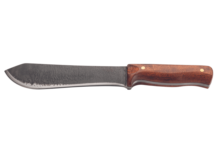  Couteau Herbertz 585518 lame damassée 17,9cm manche cerisier + étui en cuir + allume-feu