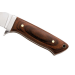 Couteau Herbertz 114210 lame en inox 10cm manche en bois de Pakka avec étui en cuir