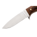 Couteau Herbertz 114210 lame en inox 10cm manche en bois de Pakka avec étui en cuir