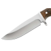 Couteau Herbertz 105811 lame en inox 10,8cm manche en bois de pakka avec étui en cuir
