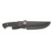 Couteau Herbertz 102110 lame en inox 9,8cm manche en micarta noir avec étui en cuir