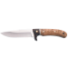 Couteau Herbertz 110311 lame en inox 10,8cm manche en bois de racine avec étui en cuir