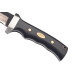 Couteau Herbertz 593413 lame damassée 12cm manche pakkawood riveté + étui en cuir