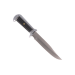 Couteau Herbertz Bowie 106415 lame 15,5cm manche zinc et cuir + étui en cuir